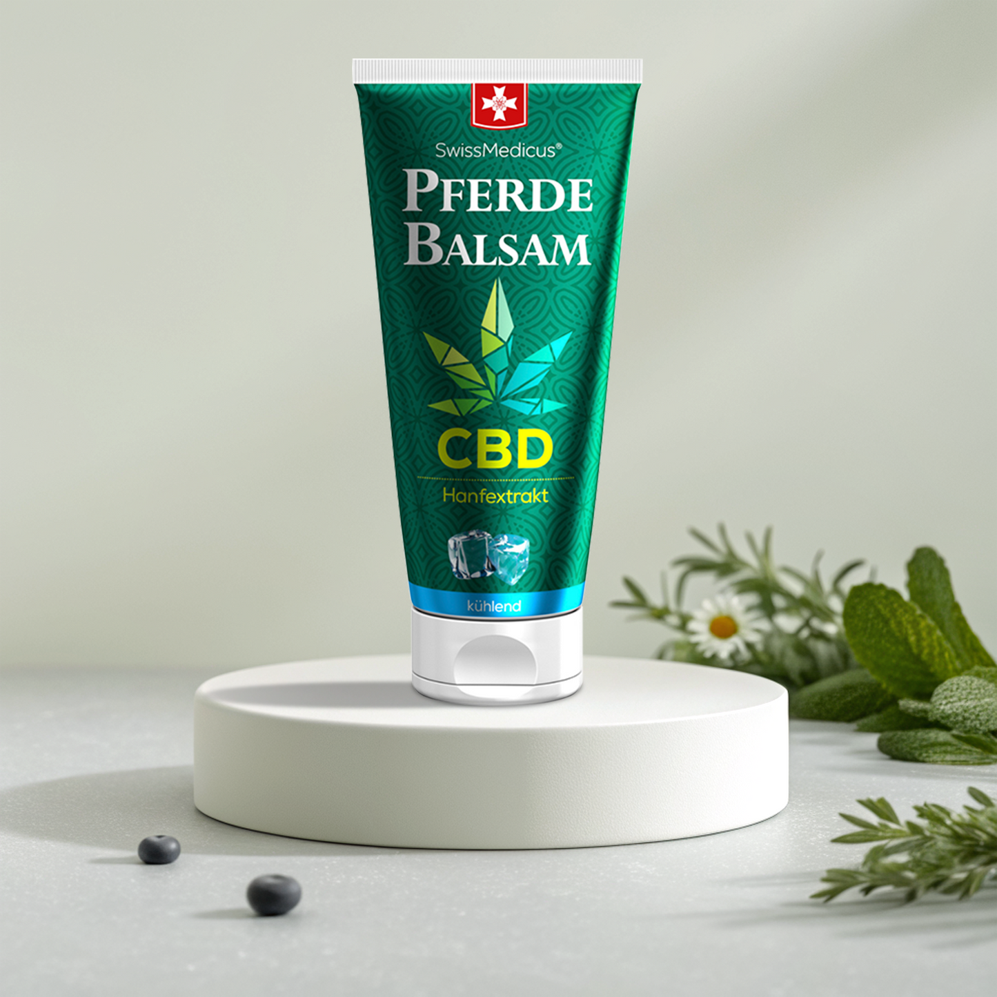Konjsko hladilno mazilo s CBD