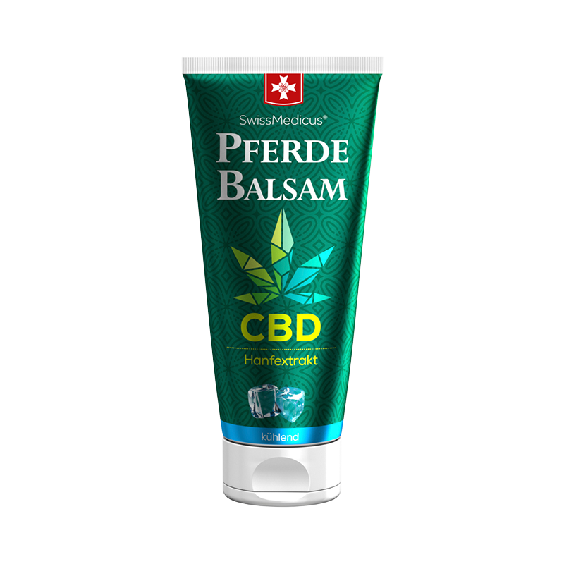Konjsko hladilno mazilo s CBD