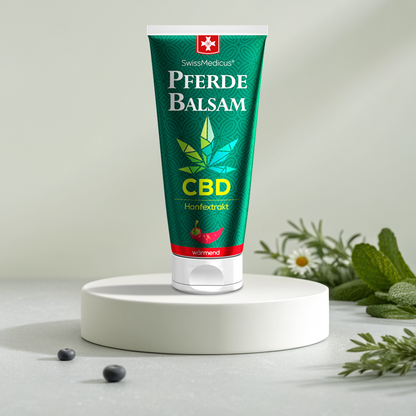 Konjski balzam s CBD toplo